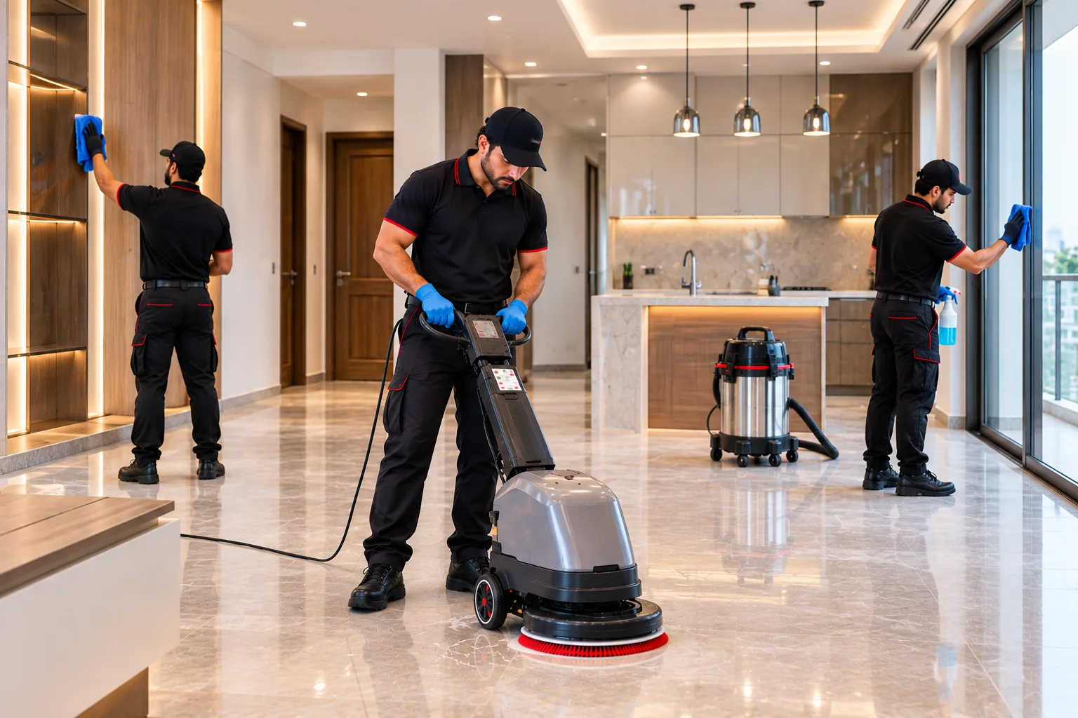 After interior woodwork deep cleaning services Bangalore