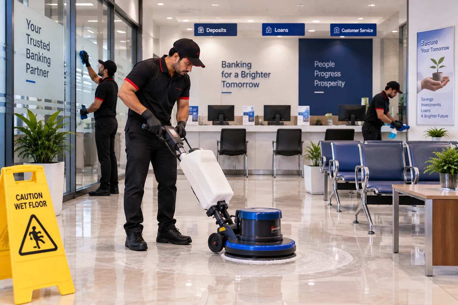 Bank and financial branch deep cleaning services Bengaluru