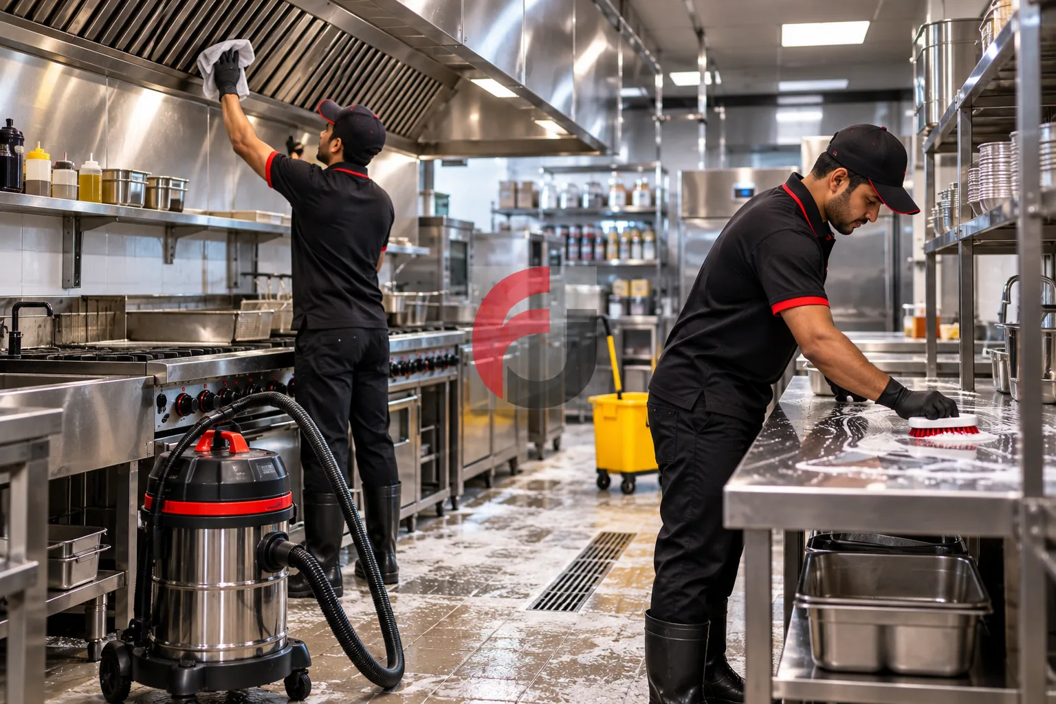 Commercial kitchen exhaust hood and duct cleaning services Bangalore