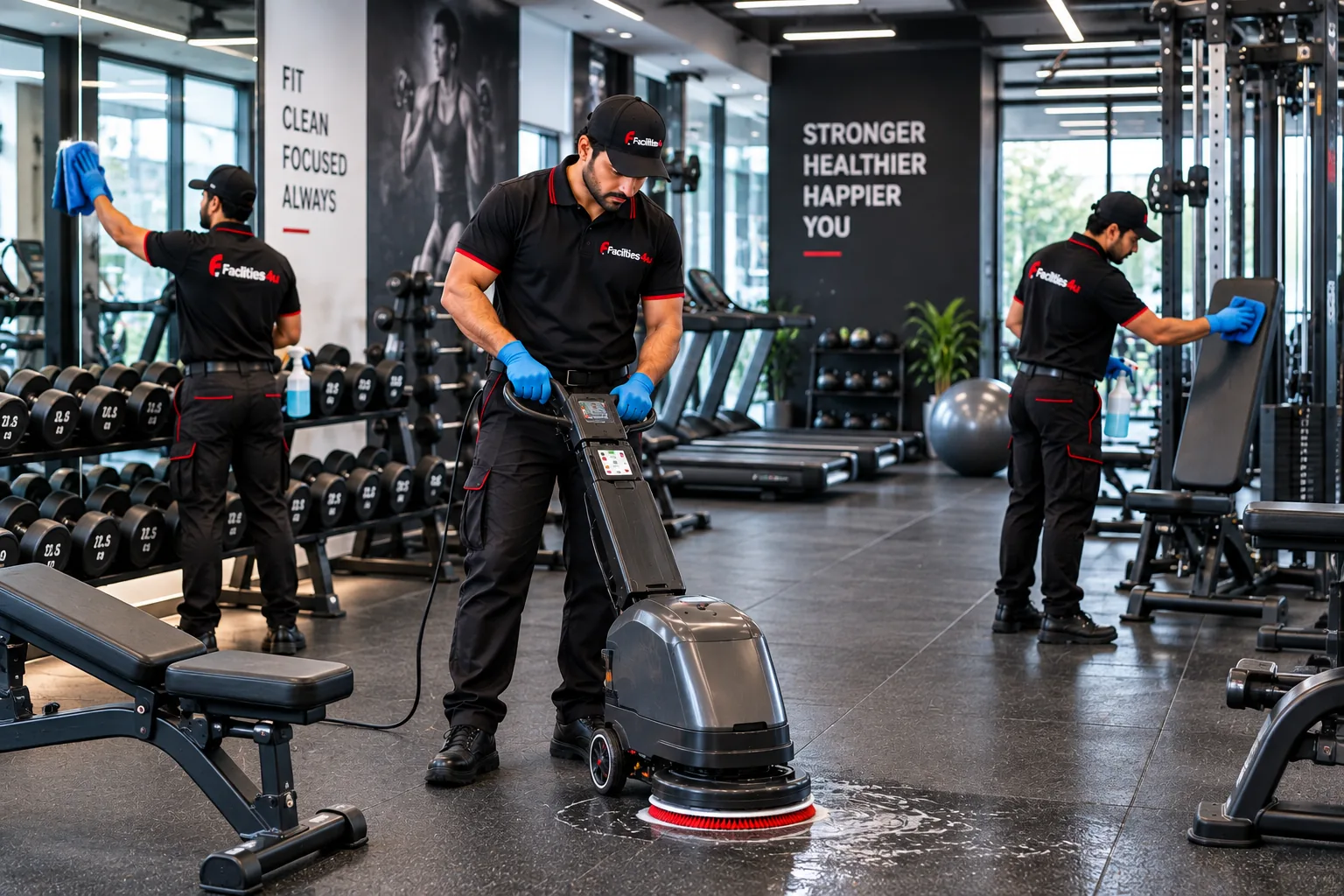 Gym and fitness center deep cleaning services Bangalore