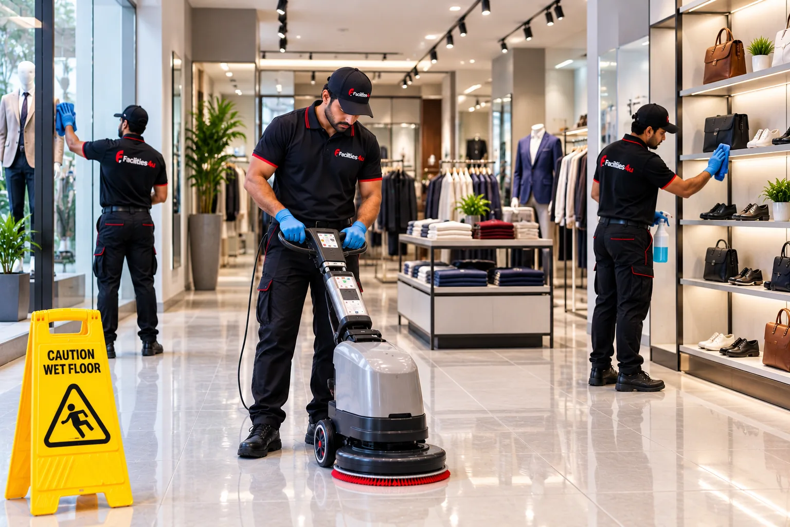 Retail store and showroom deep cleaning services Bangalore