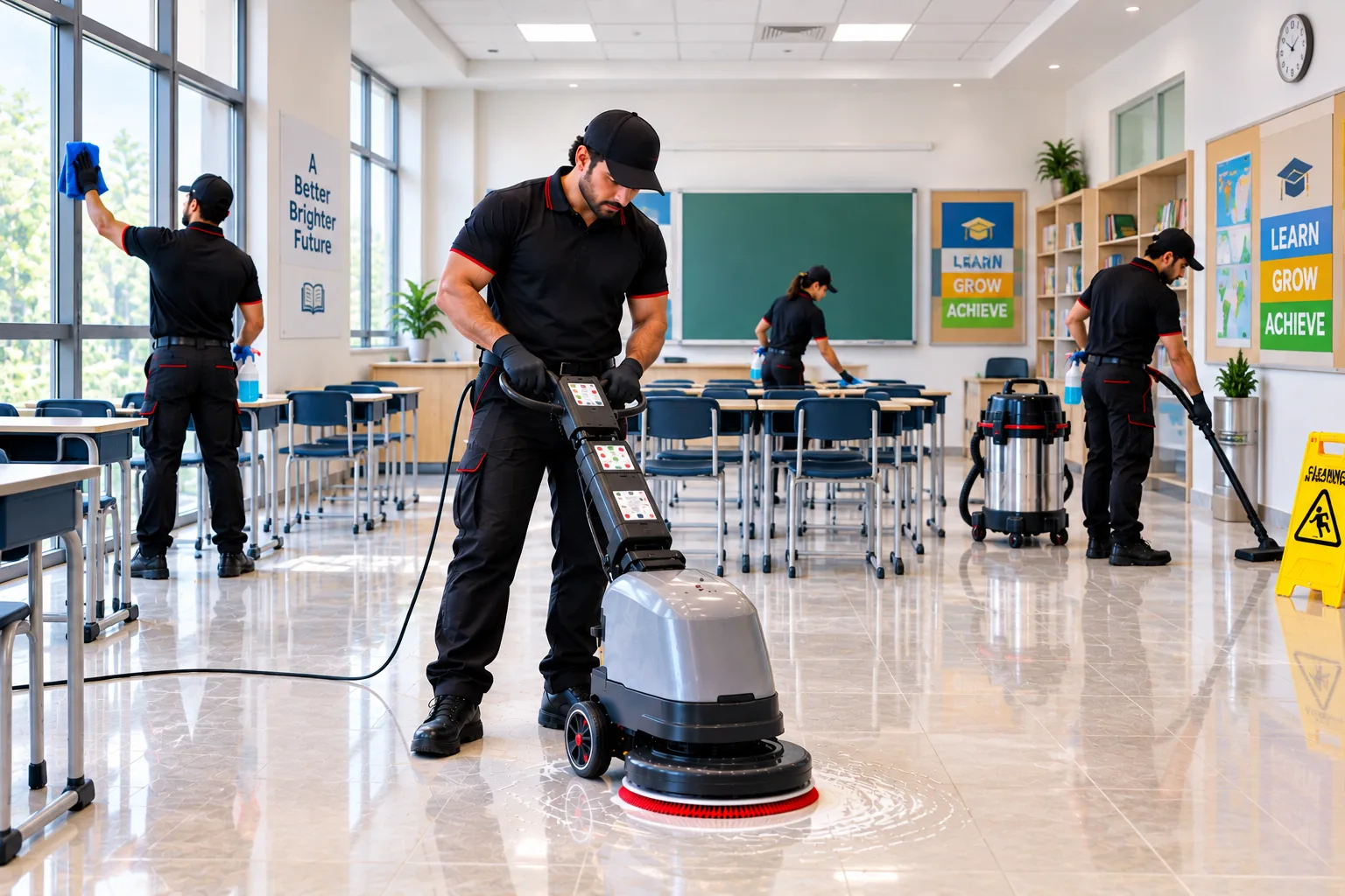 School and college educational campus deep cleaning services Bangalore